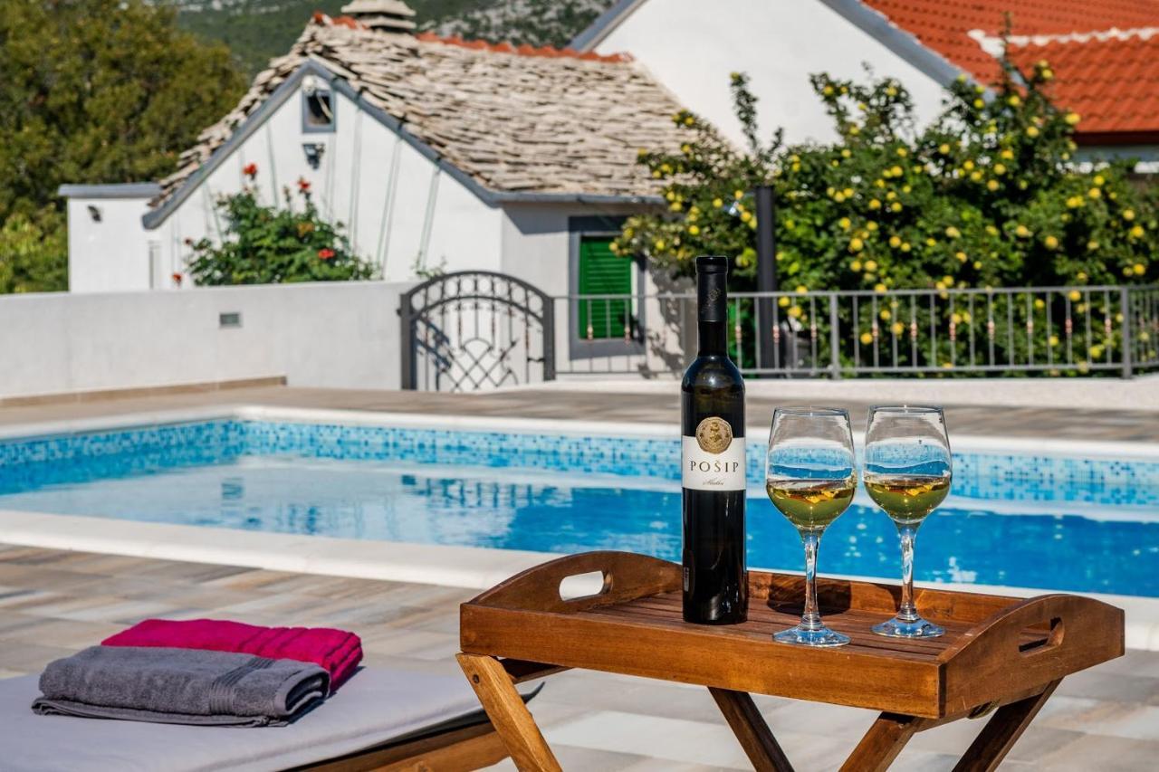 House Camellia With Fenced Pool And Playground Villa Blizna Donja Exteriör bild